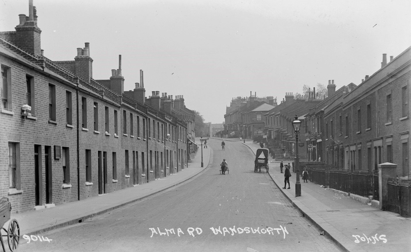 Fig. 11: Looking south along Alma Road c1920s. Source: Wandsworth Heritage Service