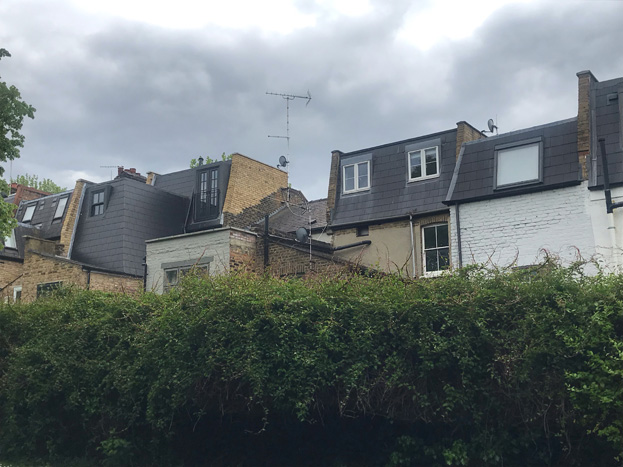 Figs. 41 & 42: Various roof extensions are increasingly common and impact views through the rear of properties