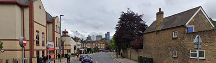 Fig. 23: View from Putney Bridge Road