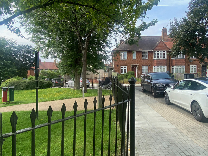 Fig. 28: Godley Gardens and surrounding housing