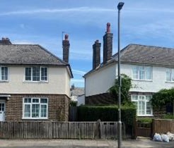 Fig. 85: Chimneys often lend the houses and the street scene additional character and visual interest