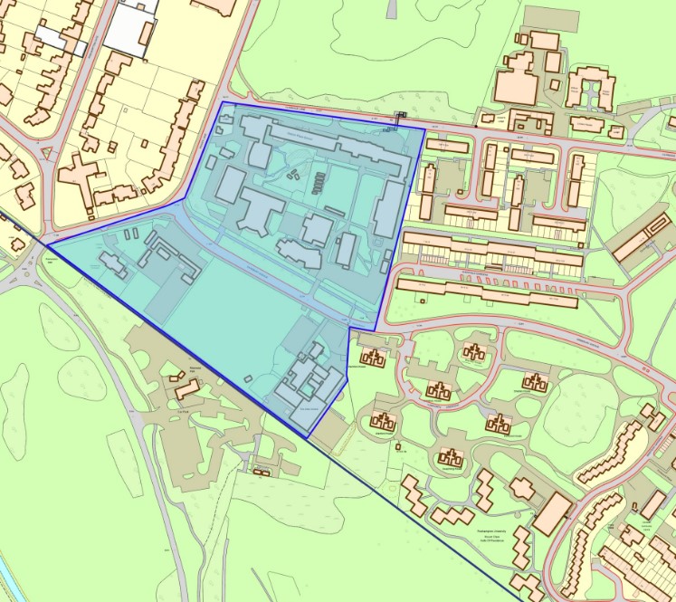 Fig. 57: Sub Area 1 map - Western End/Schools Area