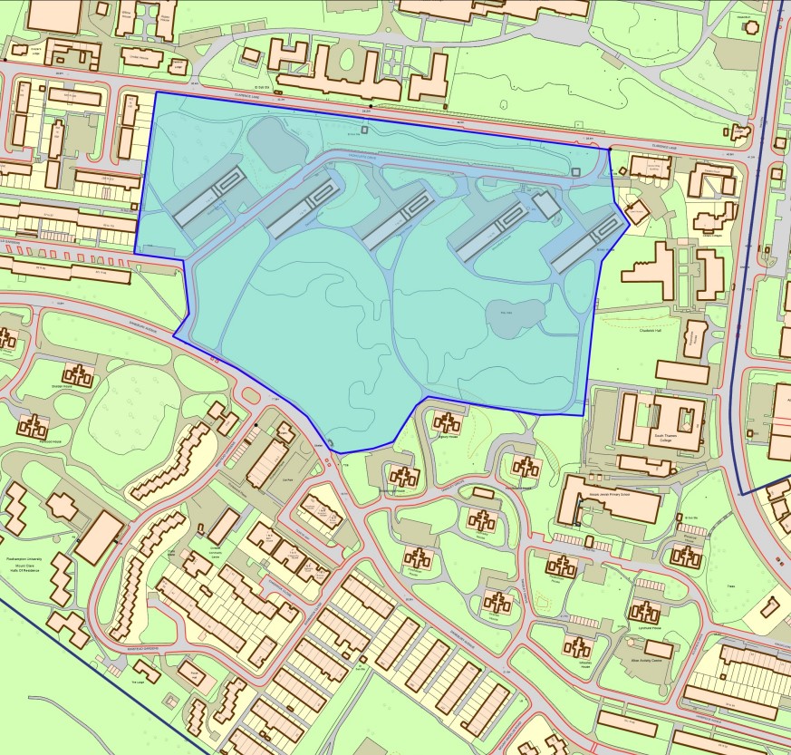 Fig. 88: Sub Area 5 map - Highcliffe Drive Slab Blocks and Downshire Field