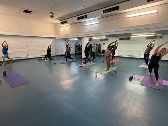Wellbeing Warriors Yoga Class